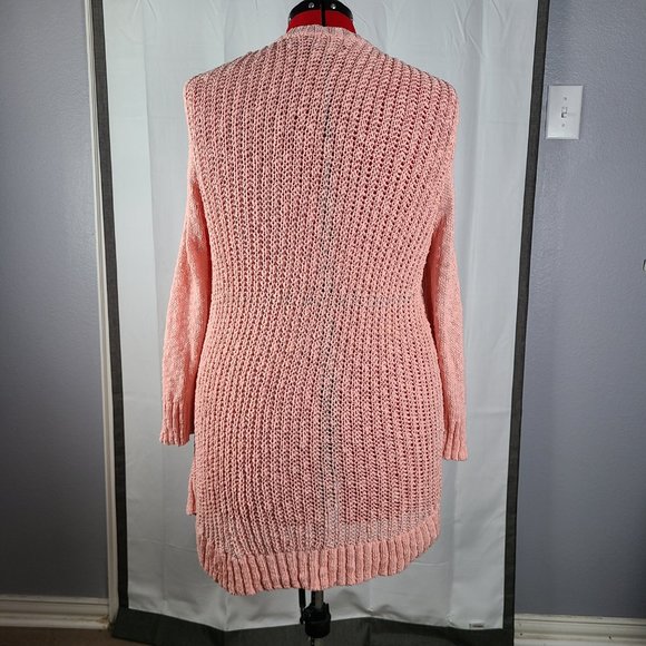 Peach Mossimo Duster-Length Cardigan - Picture 3 of 7